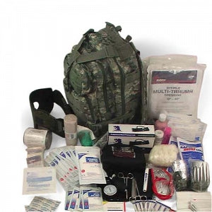 GI Style First Aid Trauma Kits with Black Bag