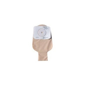 Colostomy Pouch MicroSkin® One-Piece System 11 Inch Length 1-1/4 Inch Stoma Drainable Flat, Pre-Cut