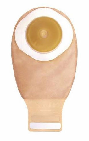 Ostomy Pouch Esteem™+ One-Piece System 12 Inch Length 3/4 Inch Stoma Drainable Convex, Pre-Cut