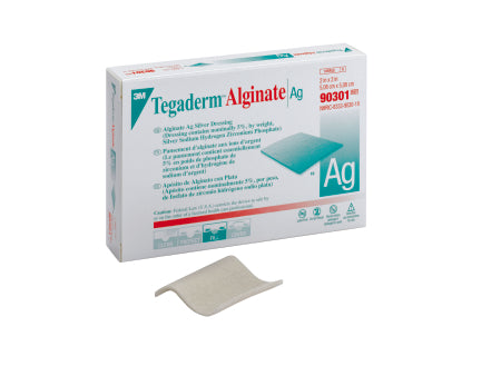 Silver Alginate Dressing 3M™ Tegaderm™ Alginate Ag 2 X 2 Inch Square Sterile