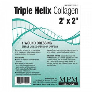 Triple Helix Collagen Wound Dressings