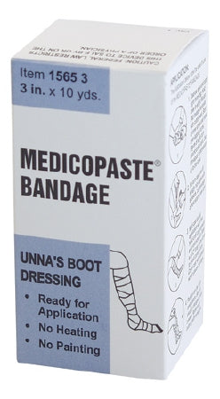 Unna Boot Medicopaste® 3 Inch X 10 Yard Gauze Zinc Oxide
