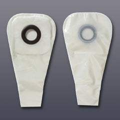 Ostomy Pouch Karaya 5 One-Piece System 16 Inch Length 2-1/2 Inch Stoma Drainable Convex, Pre-Cut