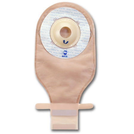 Ileostomy / Colostomy Pouch UltraLite™ One-Piece System 9 Inch Length Drainable Deep Convex, Pre-Cut