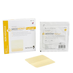 Hydrogel Dressing Medihoney® 4.3 X 4.3 Inch Square