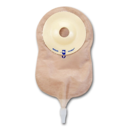 Urostomy Pouch UltraMax™ One-Piece System 8-3/4 Inch Length Drainable Convex Light, Pre-Cut