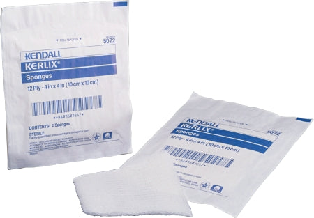 USP Type VII Fluff Dressing Kerlix™ Fluff Dried Woven Gauze 12-Ply 4 X 4 Inch Square NonSterile