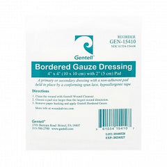 Gentell Nonadherent Bordered Gauze Dressings