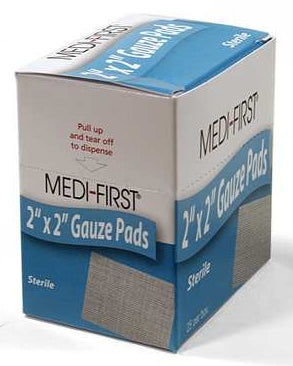 Gauze Sponge Medi-First® Gauze 2 X 2 Inch Square Sterile – Gilgal ...