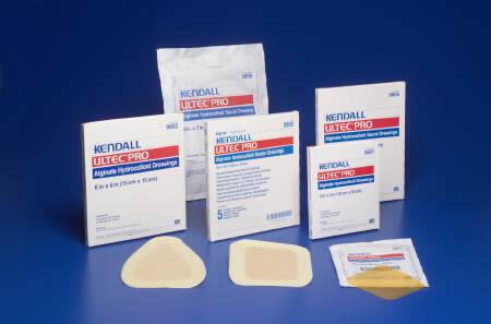 Hydrocolloid Dressing with Alginate Kendall™ 2-1/2 X 2-1/2 Inch Square Sterile