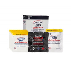 QuikClot EMS Hemostatic Dressing Starter Packs