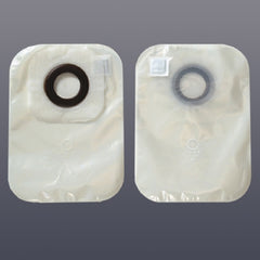 Ostomy Pouch Karaya 5 One-Piece System 12 Inch Length 7/8 Inch Stoma Closed End Convex, Pre-Cut