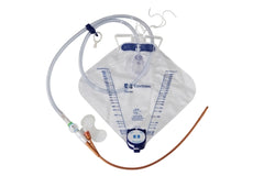 Indwelling Catheter Kit Dover™ Premium Foley 14 Fr. 5 cc Balloon Silver Hydrogel Coated Silicone