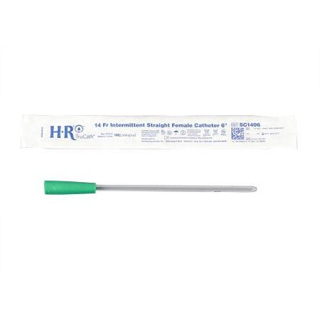 Urethral Catheter TruCath™ Straight Tip Uncoated PVC 14 Fr. 7-1/2 Inch