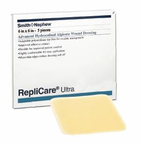 Hydrocolloid Dressing Replicare Ultra 6 X 6 Inch Square Sterile