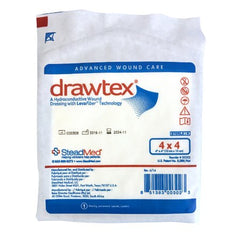 Hydroconductive Wound Dressing Drawtex® 4 X 4 Inch Fiber Square Sterile