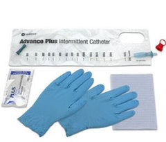 Intermittent Closed Catheter Kit Advance Plus™ Straight Tip 16 Fr. Without Balloon PVC