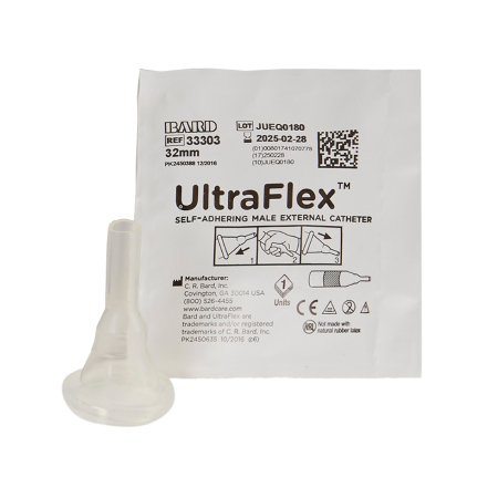 Male External Catheter UltraFlex® Self-Adhesive Band Silicone Intermediate