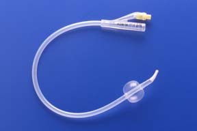 Foley Catheter Rusch® 2-Way Coude Tip 5 cc Balloon 16 Fr. Silicone