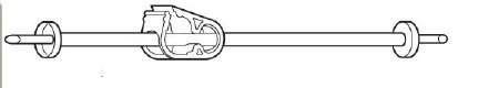 Urology Irrigation Set Uromatic 0.195 Inch ID 22 Inch 1 Lead