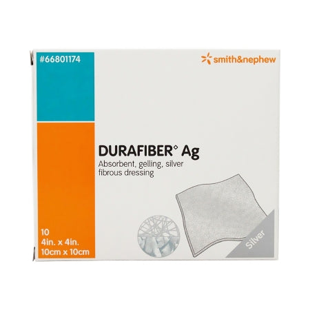 Silver Gelling Fiber Dressing Durafiber Ag 4 X 4 Inch Square Sterile