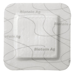 Silver Silicone Foam Dressing Biatain® Silicone Ag 6 X 6 Inch Square Sterile