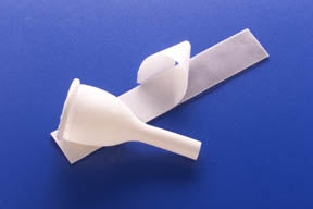 Male External Catheter Golden-Drain™ Foam Strap Latex Medium