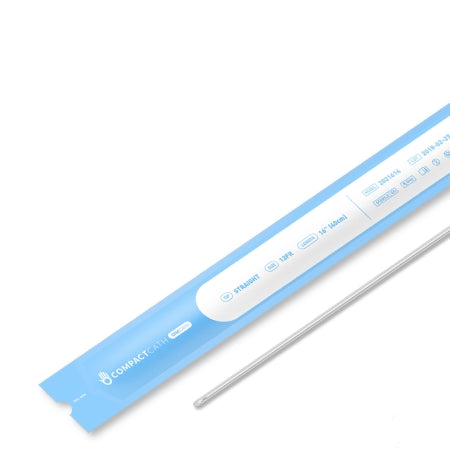 Urethral Catheter CompactCath® OneCath Straight Tip Uncoated PVC 10 Fr. 16 Inch