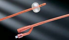 Foley Catheter Bardex® I.C. 2-Way Standard Tip 5 cc Balloon 20 Fr. Red Rubber