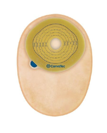 Ostomy Pouch Esteem™+ One-Piece System 8 Inch Length 1 Inch Stoma Closed End Pre-Cut