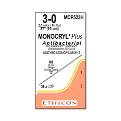 Straight Cut Monocryl Plus Absorbable Sutures