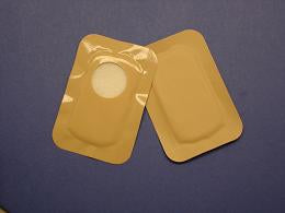 Stoma Cap 2-1/2 X 3-3/4 Inch, 1-1/8 Inch Round Center Opening, Style AX