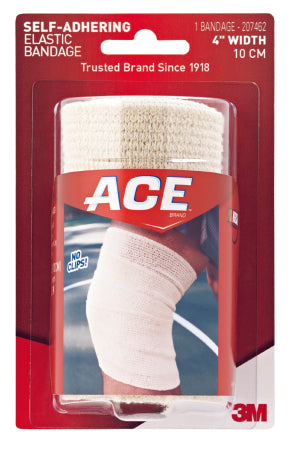 Elastic Bandage 3M™ ACE™ Standard Compression Self-adherent Closure Tan NonSterile