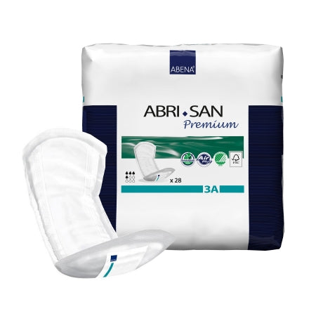 Bladder Control Pad Abri-San™ 13 Inch Length Moderate Absorbency Level 3A Adult Unisex Disposable