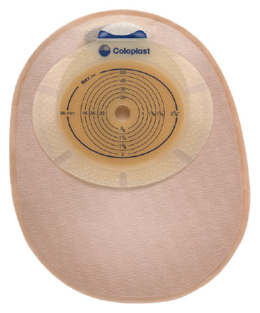 Ostomy Pouch SenSura® One-Piece System 8 Inch Length 1-3/8 Inch Stoma Closed End Flat, Pre-Cut