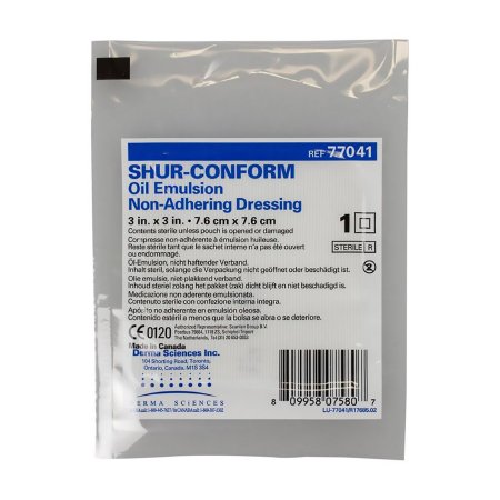 Conform 3 Oil Emulsion Impregnated Dressing Shur-Conform® 3 X 3 Inch Knitted Cel ...