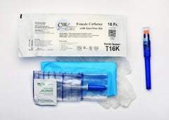 Intermittent Catheter Kit Cure Twist® Female / Straight Tip 16 Fr. Without Balloon