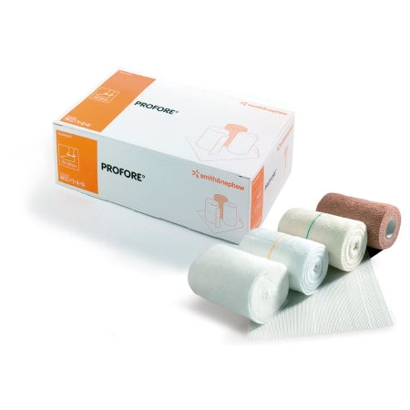 4 Layer Compression Bandage System Profore Multiple Sizes Standard Compression Self-adherent / Tape Closure Tan NonSterile