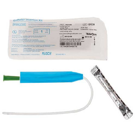Urethral Catheter Kit FloCath® QUICK™ Straight Tip 8 Fr. Hydrophilic Coated PVC