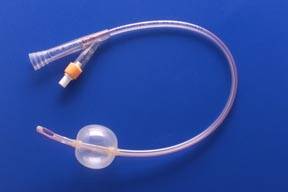 Foley Catheter Simplastic® 2-Way Standard Tip 30 cc Balloon 18 Fr. PVC