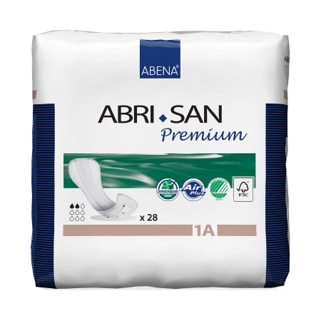 Bladder Control Pad Abri-San™ Premium 11 Inch Length Light Absorbency Fluff / Polymer Core Level 1A Adult Unisex Disposable