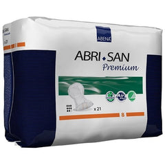 Incontinence Liner Abri-San™ Premium 25 Inch Length Moderate Absorbency Fluff / Polymer Core Level 8 Adult Unisex Disposable