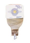 Urostomy Pouch MicroSkin® Two-Piece System 11 Inch Length, Maxi Up to 2-1/2 Inch Stoma Drainable Flat, Trim to Fit