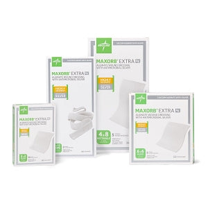 maxorb extra ag silver alginate dressing Maxorb Extra Ag+ CMC/Alginate Wound Dressing, 2 x 2 Inch