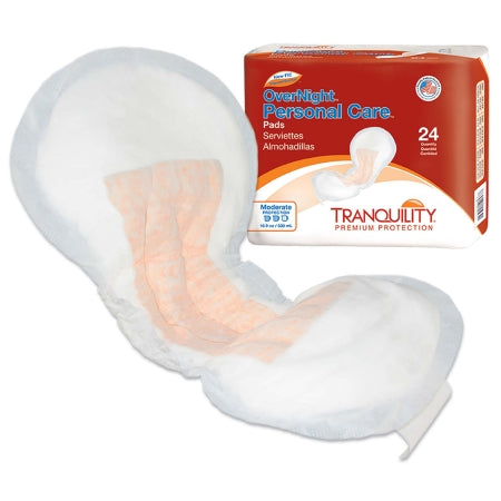 Bladder Control Pad Tranquility® 7-1/4 X 16-1/2 Inch Heavy Absorbency Superabsorbant Core One Size Fits Most Adult Unisex Disposable