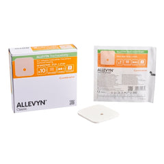 Tracheostomy Dressing Allevyn Polyurethane Foam 3-1/2 X 3-1/2 Inch Sterile