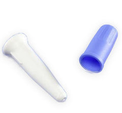 Catheter Plug Curity™ Sterile, White Plug, Blue Cap, Plastic