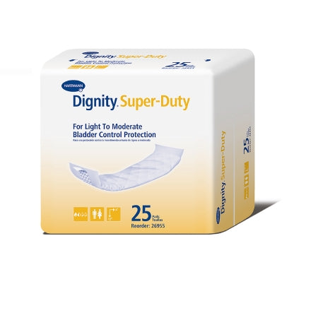 Incontinence Liner Dignity® Super-Duty 4 X 12 Inch Moderate Absorbency Polymer Core One Size Fits Most Adult Unisex Disposable