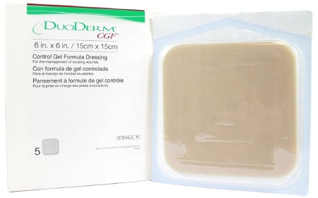 Hydrocolloid Dressing DuoDERM® CGF® Border 4 X 5 Inch Triangle Sterile