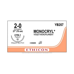 Monocryl Undyed Monofilament Sutures